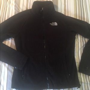 Black fleece north face jacket xs